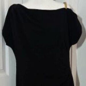 Donna Karen Simple Black Cocktail Dress